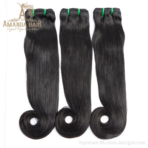 Factory Price Can Be Dyed And Styled High Quality Top Grade Virgin Human Hair Unprocessed Indian Fumi Curve Straight Bundles